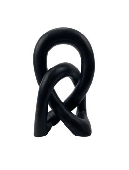 Ebenholzskulptur "Knoten" aus Tansania